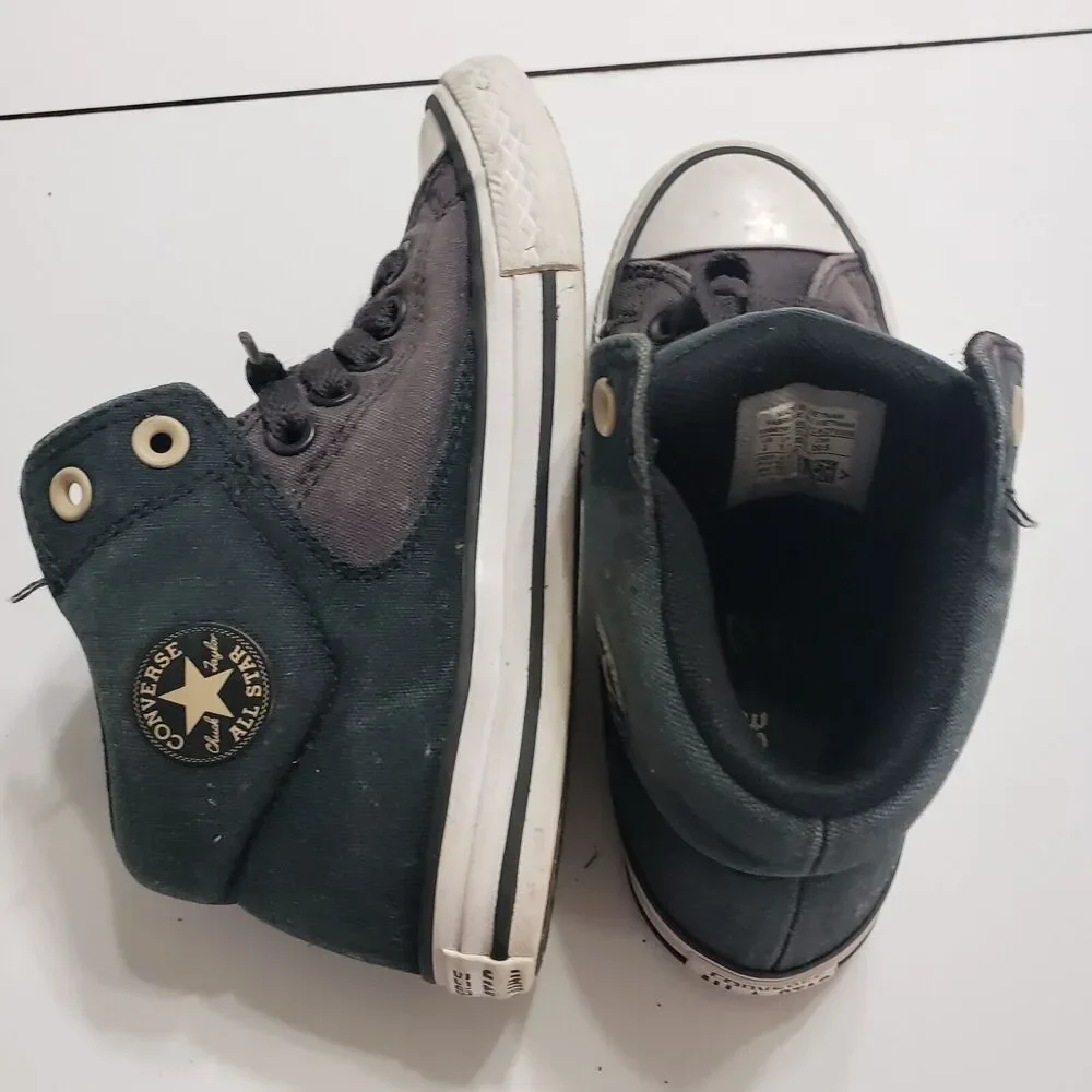 Converse‎ Unisex Kids Youth 2 Chuck Taylor All Star Sneakers Shoes Black Highto